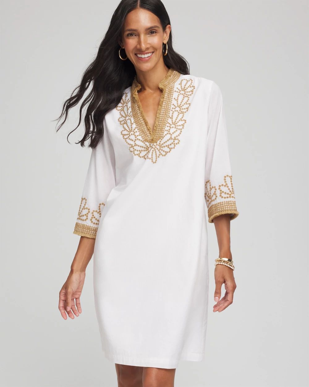 Embroidered Kurta Dress | Chico's